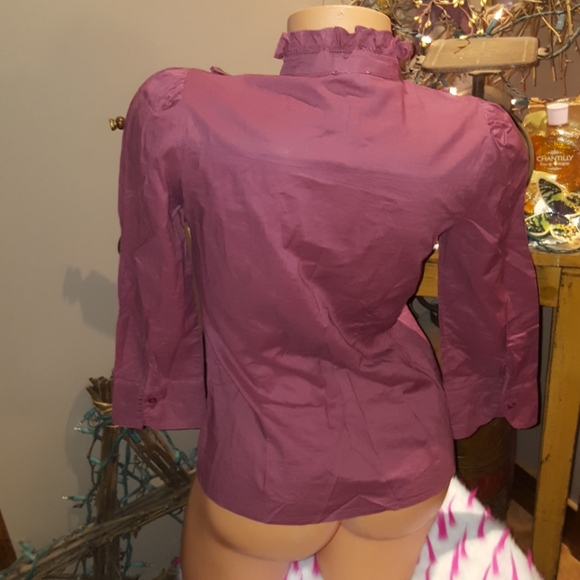 Cooperative Victorian style ruffle blouse XS - Picture 4 of 5